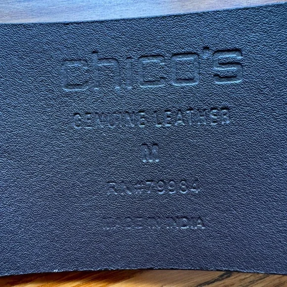 Chico's Brown and Silver Concho Belt - Picture 4 of 9